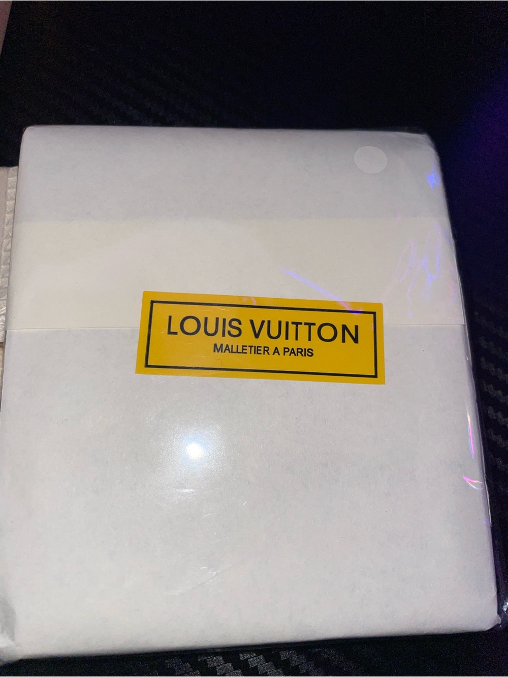 Louis Vuitton Black Monogram Embossed Leather Card & Key Holder - Picture 6 of 6